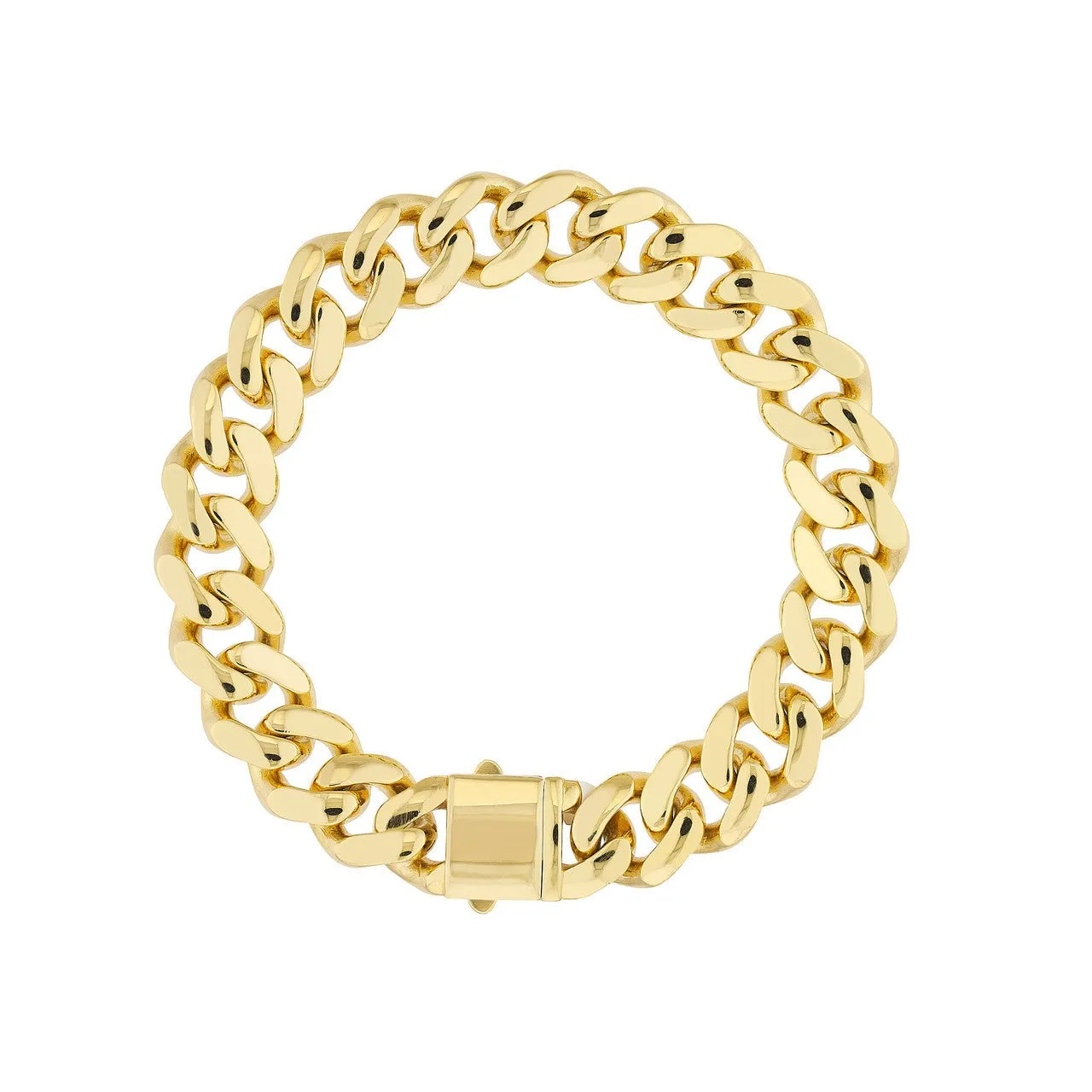 14K Gold 13.80MM Miami Cuban Chain Bracelet