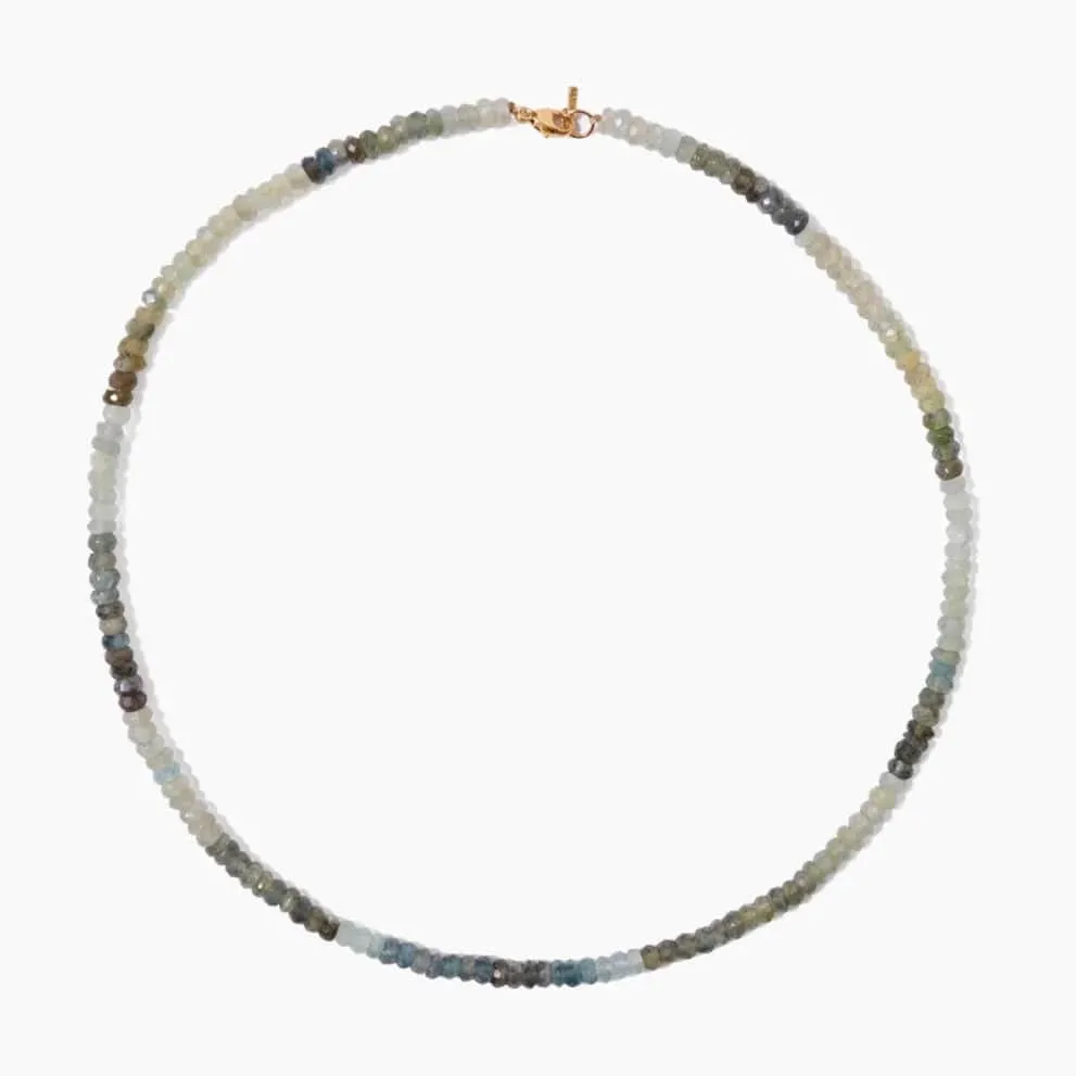 14k Moss Aquamarine Petra Necklace