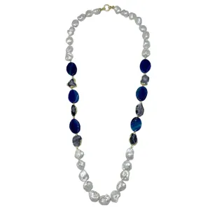 195-41 | STONE PEARL BLUE AGATE 42"
