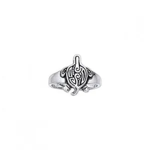 Aboriginal Turtle Silver Toe Ring TR3724