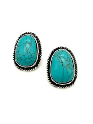 Amy Turquoise Stud Earrings