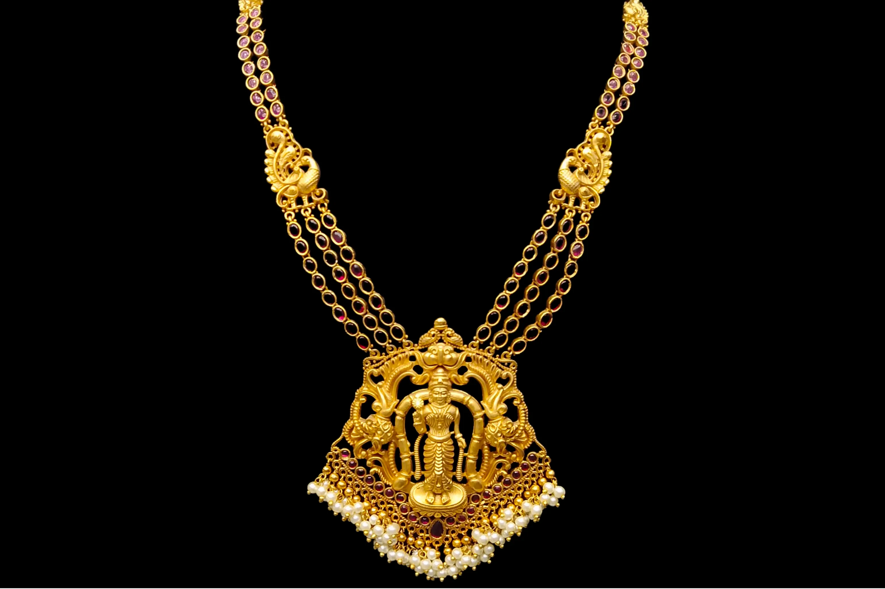 Antique Ruby Layered Laxmi Necklace Set

By Asp Fashion Jewellery