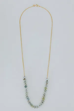 Aquamarine Beaded Necklace