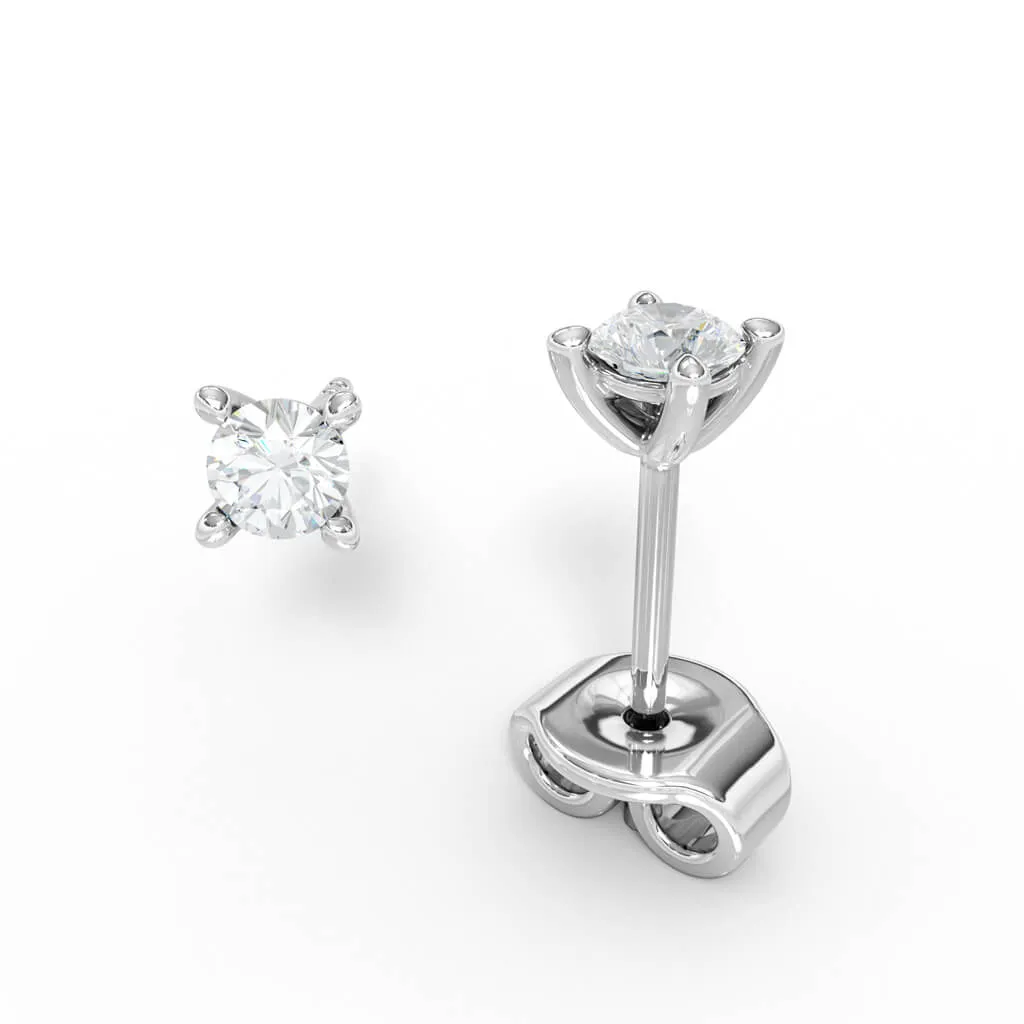 AURE 13D - Studs Brilliant 0,20 i vitguld