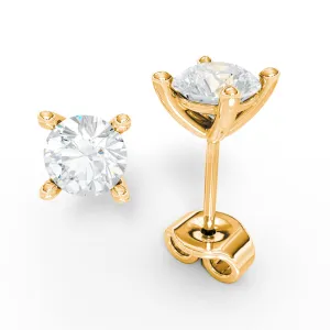 AURE 15S - Studs Brilliant Sapphire 1,00 i rödguld