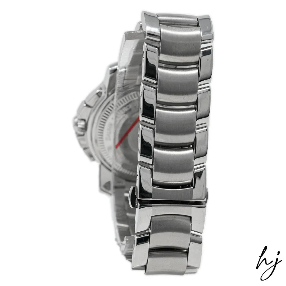 Baume & Mercier Capeland Stainless Steel 38mm Gray Chronograph Dial Watch Reference # 65405