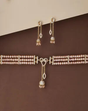 Beautiful Pearl Necklace Set