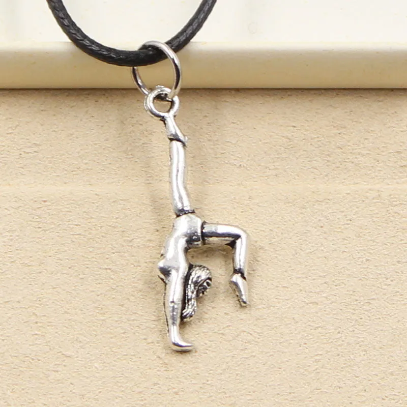 Black Faux Leather Gymnast Choker