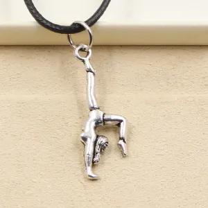 Black Faux Leather Gymnast Choker