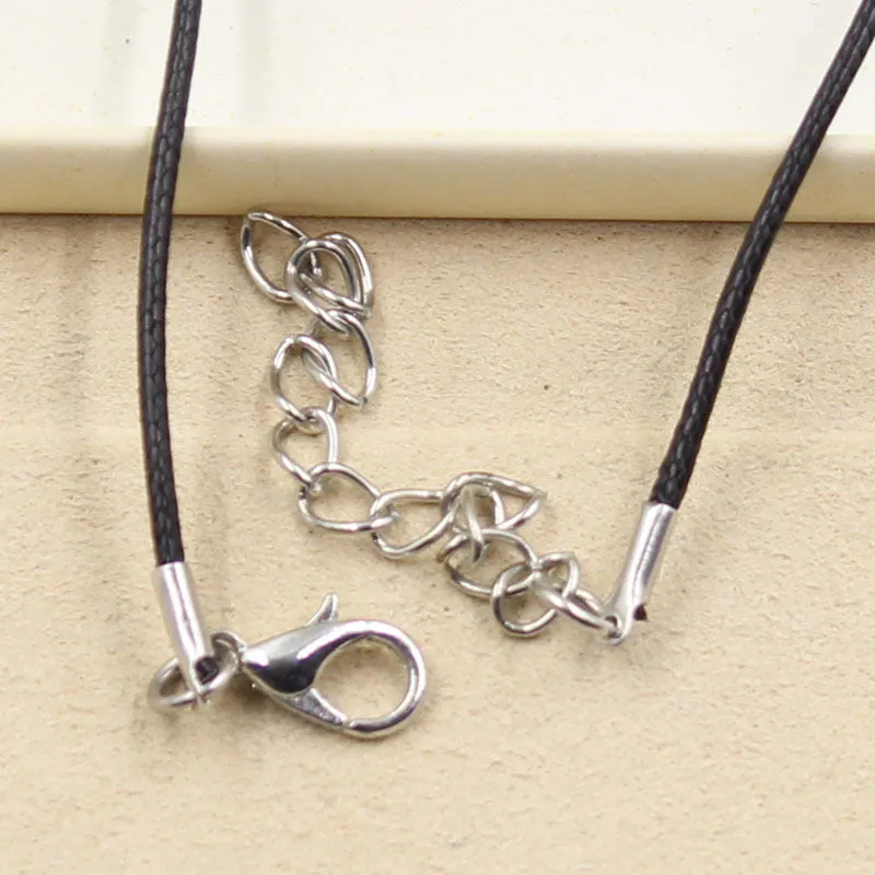 Black Faux Leather Gymnast Choker