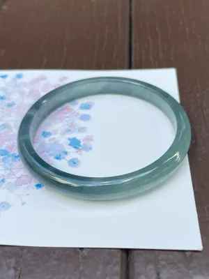 Blue Jade Bangle | 58mm (NJBA130)