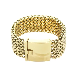 BRAIDED CHAIN CUFF