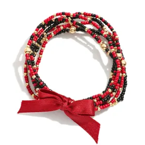 Bulldogs Game Day Bracelet Stack