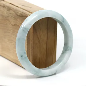 Burmese Blue-Green Jade Jadeite Bangle Bracelet (59.51 mm) T254