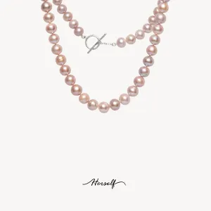 Candy Color Pearl Strand Necklace