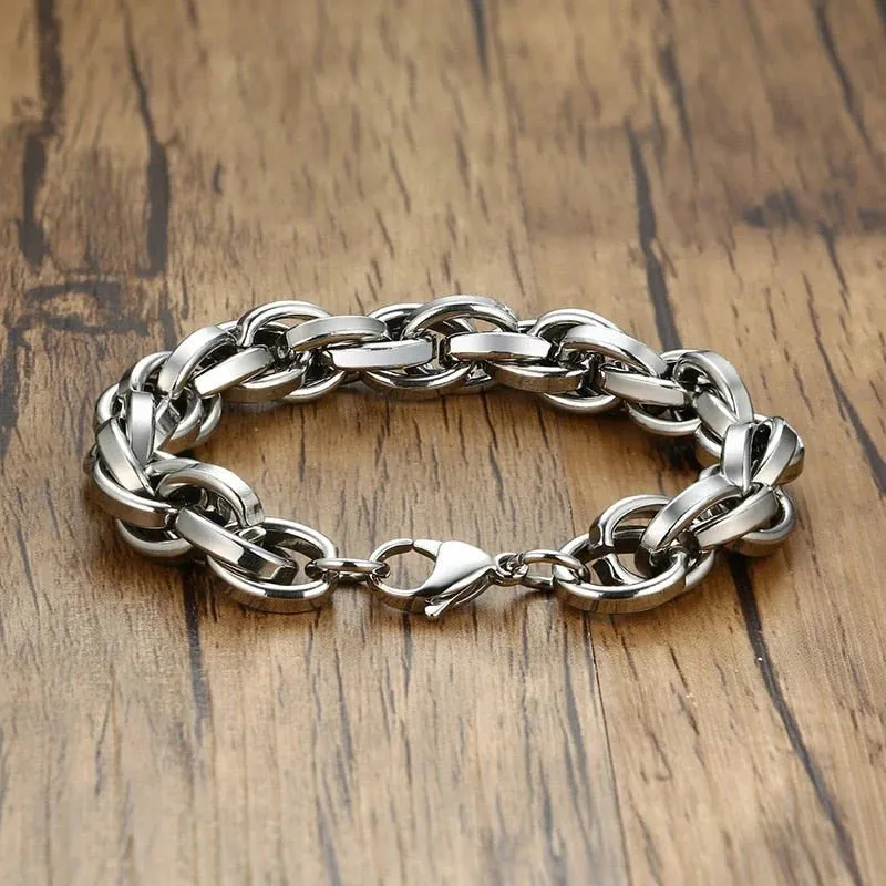 Cladio Twisted Rope Chain Bracelet