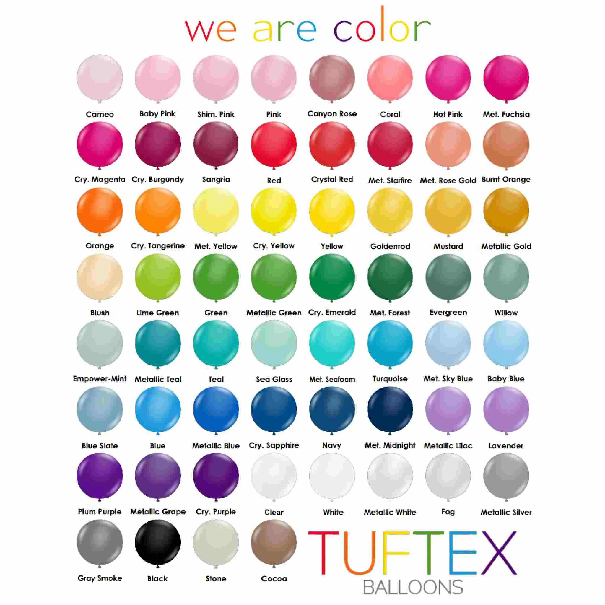Coral | 17 INCH | Tuftex Latex Balloons | Package 6