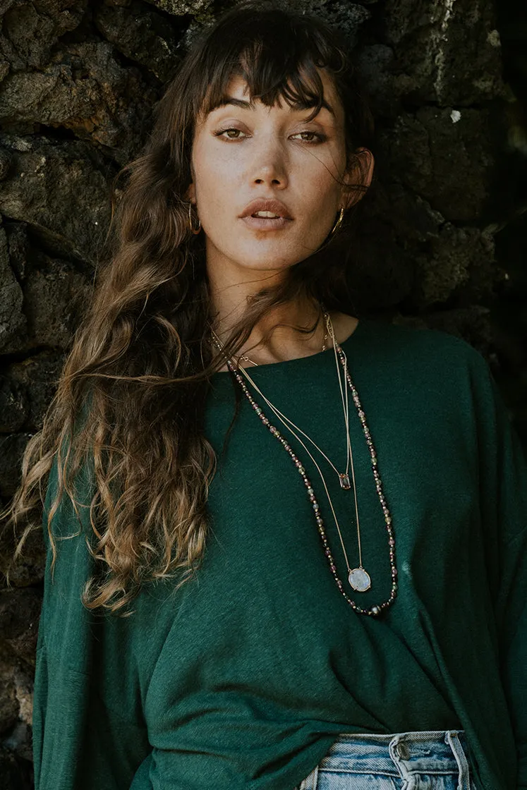 Crystal Ball Necklace - Moonstone