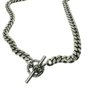 Curb Chain With Skull T-Bar Power Japanese sign