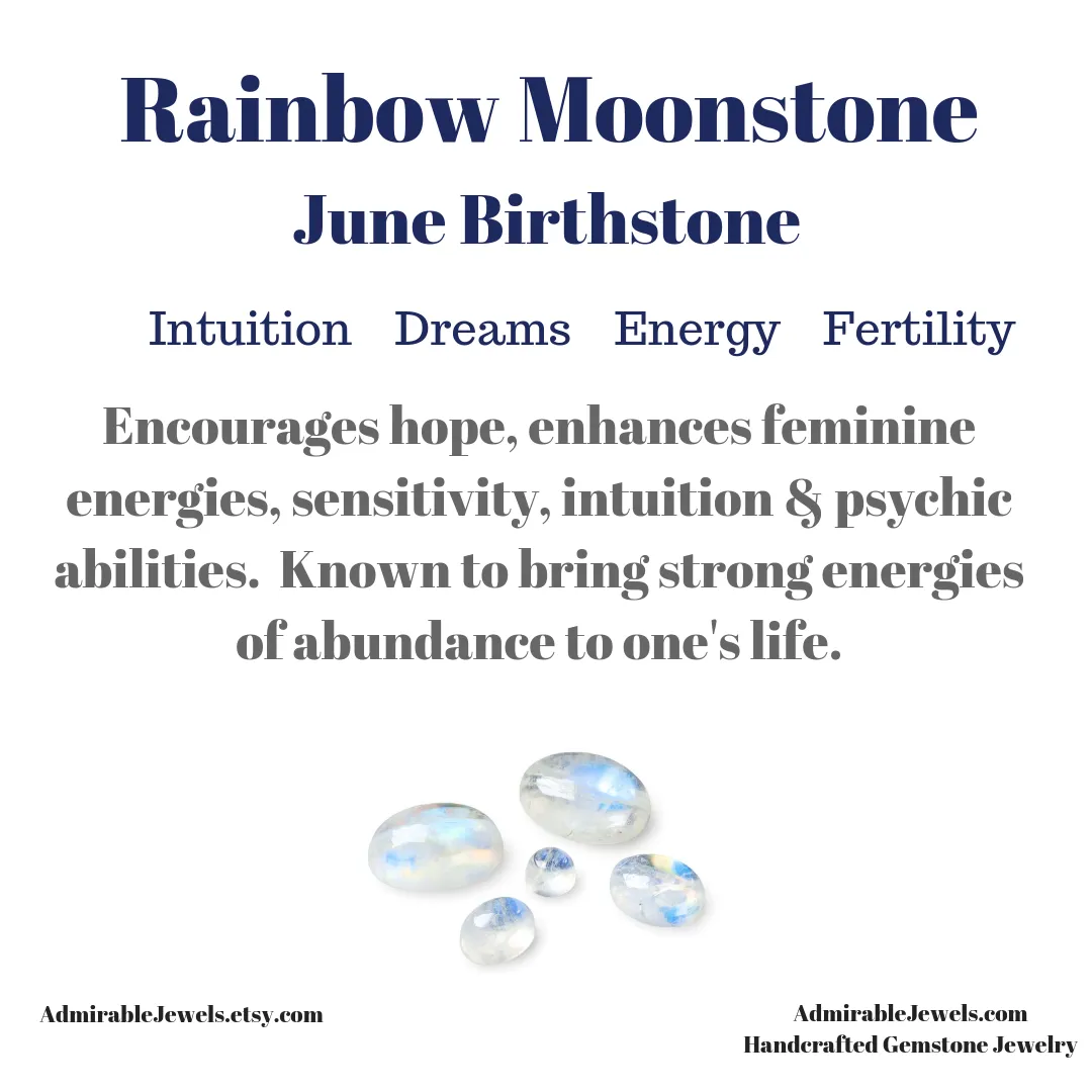 Dainty Rainbow Moonstone Bracelet