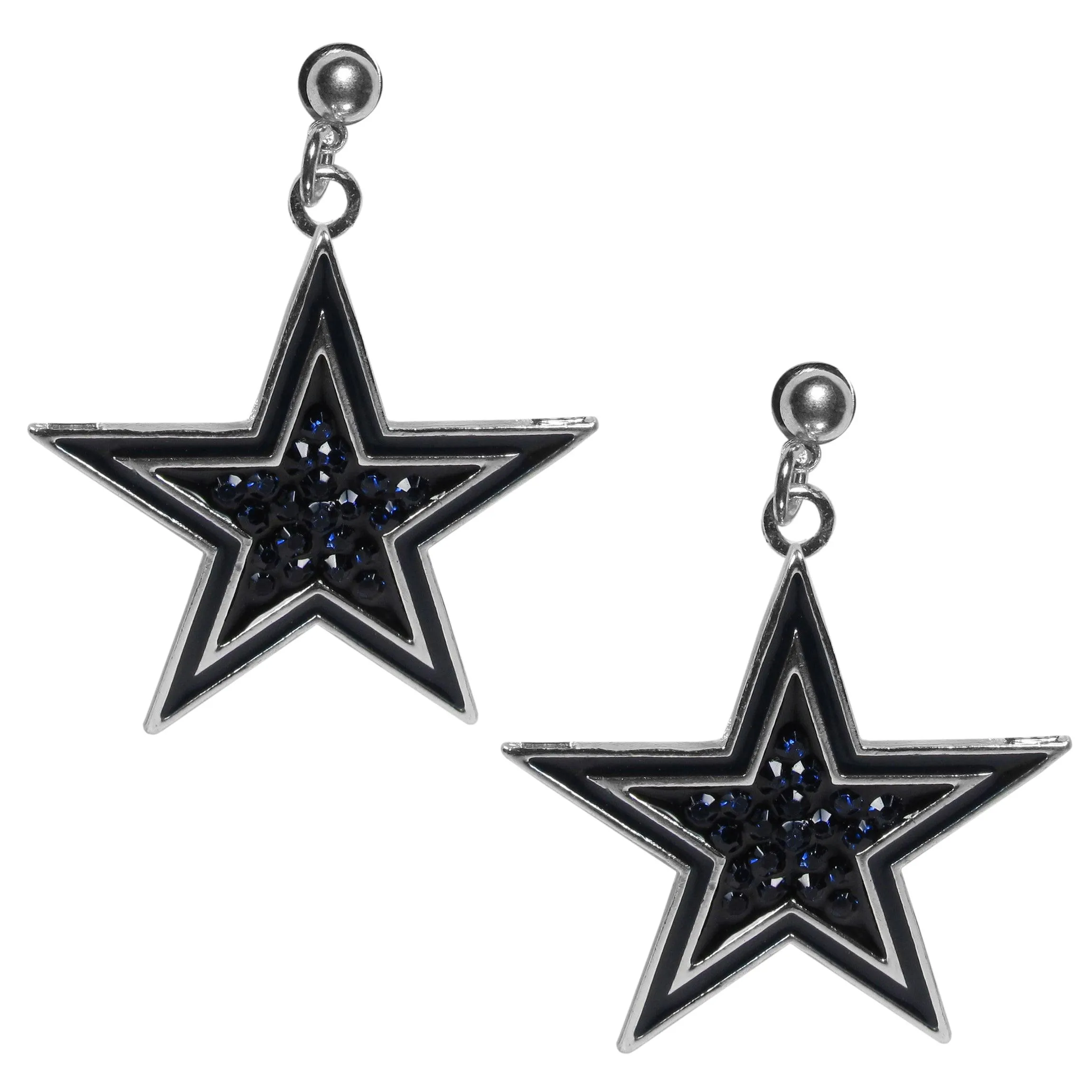 Dallas Cowboys Crystal Stud Earrings