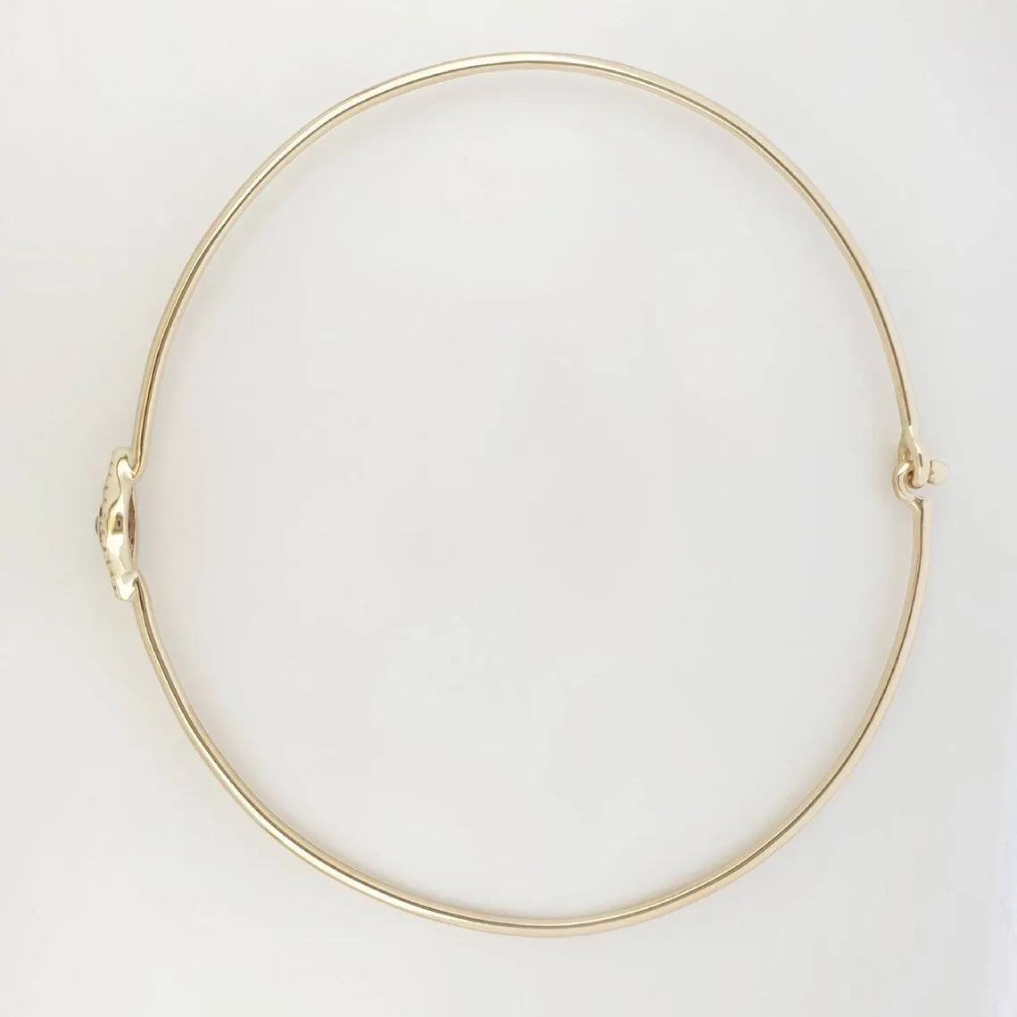 Diamond Evil Eye Bangle