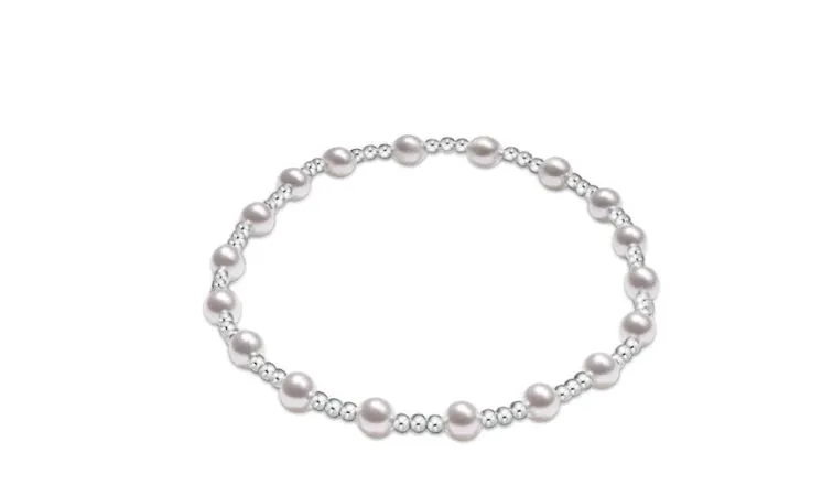 Enewton - Classic Sincerity Bracelet (Sterling) - Pearl