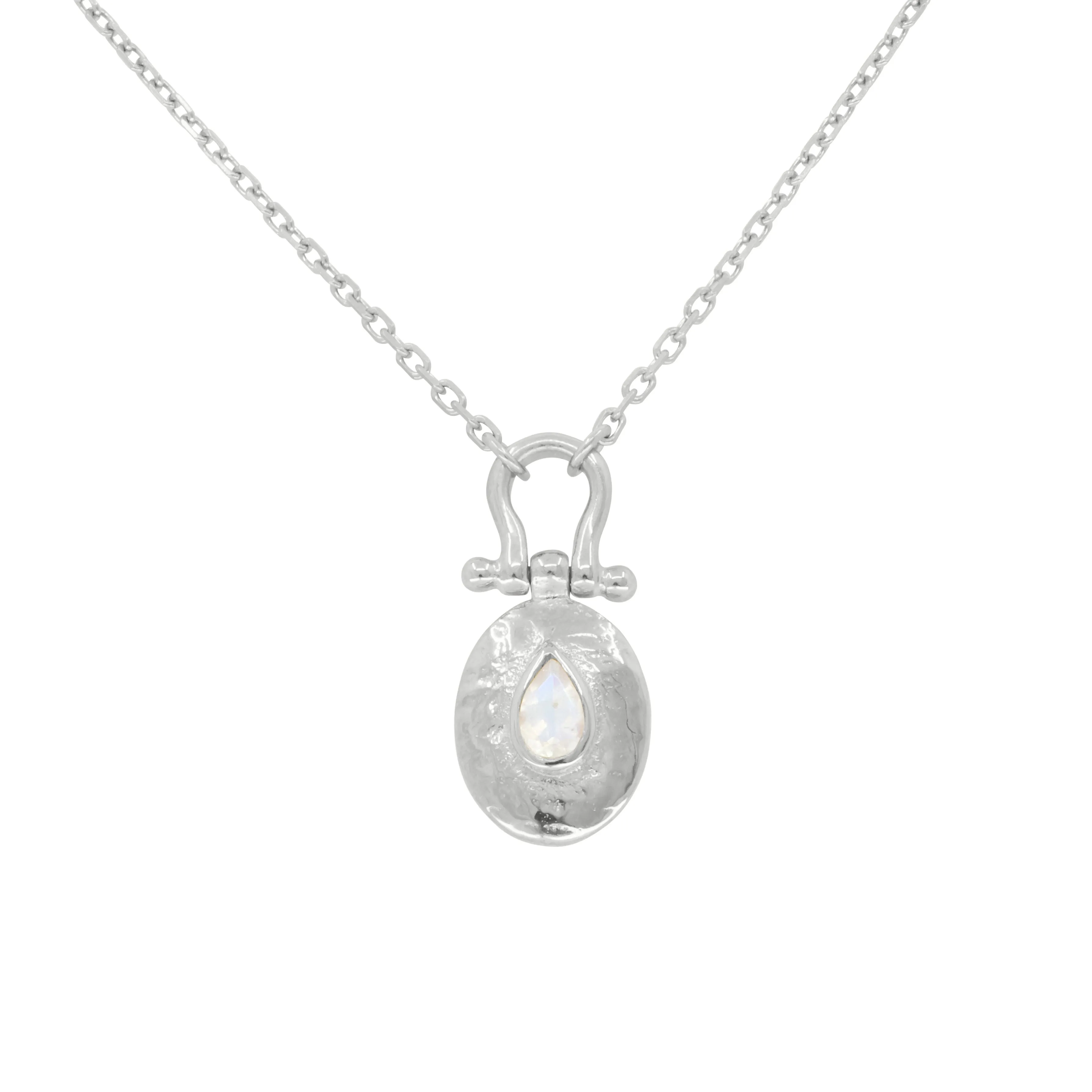 Esme Moonstone Silver Necklace