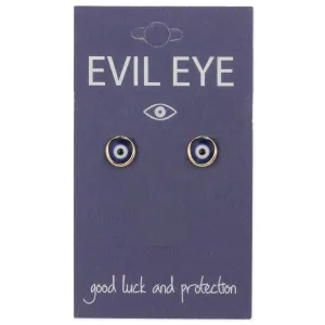 Evil Eye Post Earrings {MULTIPLE COLORS}