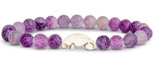 Fahlo Drift Manatee Tracking Bracelet - Coral Reef Violet