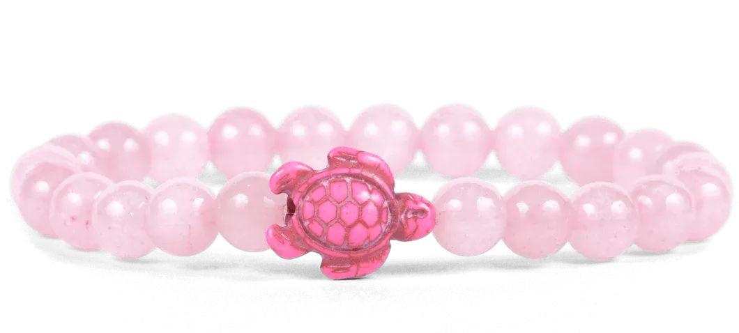 Fahlo Journey Sea Turtle Tracking Bracelet - Coral Reef Pink