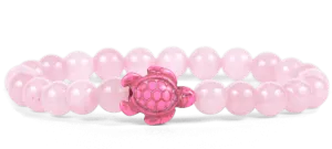 Fahlo Journey Sea Turtle Tracking Bracelet - Coral Reef Pink
