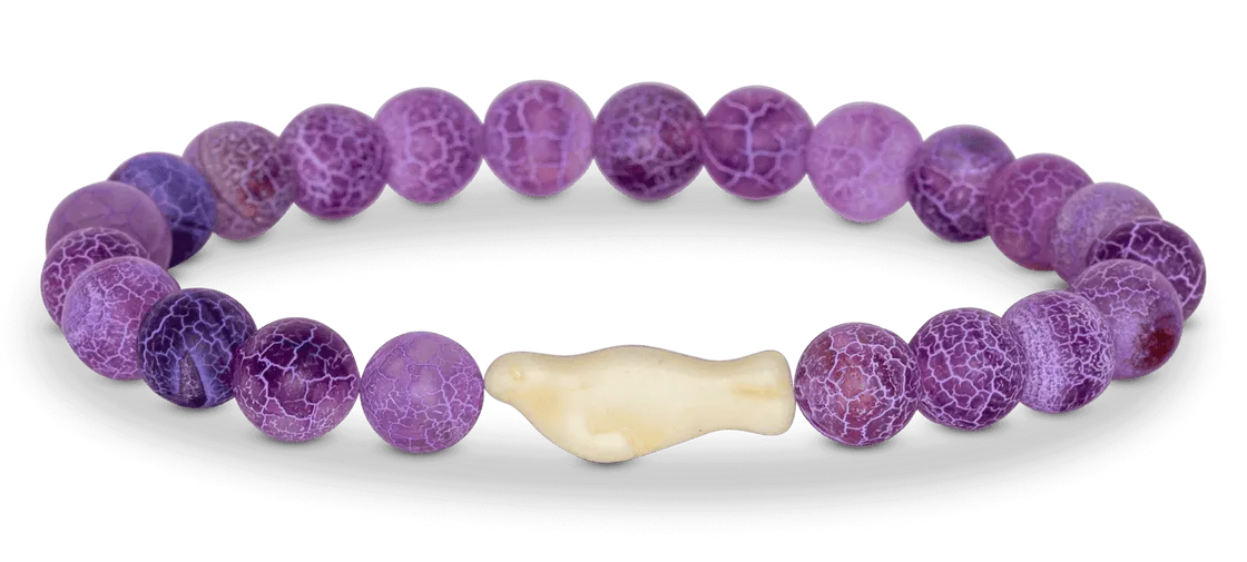 Fahlo The Glide Bracelet - Coral Reef Violet