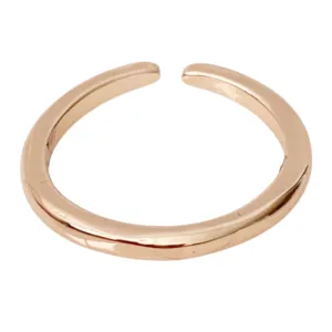 Fine Band Rose Gold Toe Ring