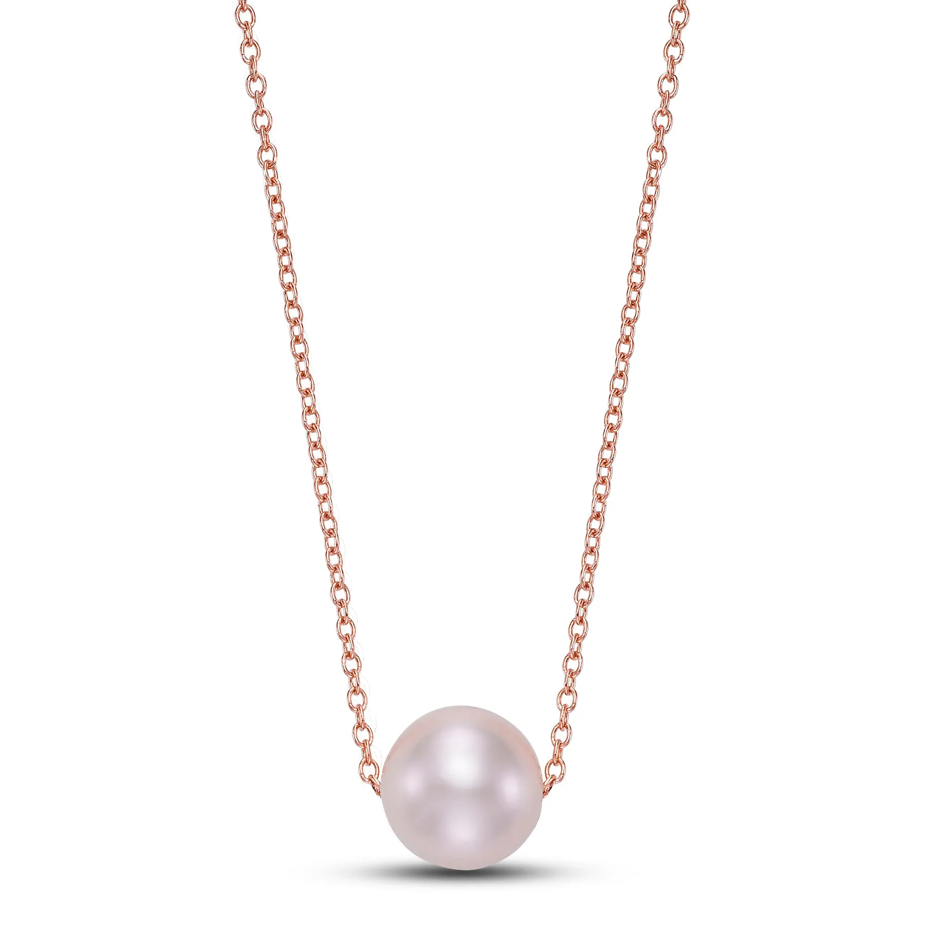 Floating Pearl Pendant Necklace