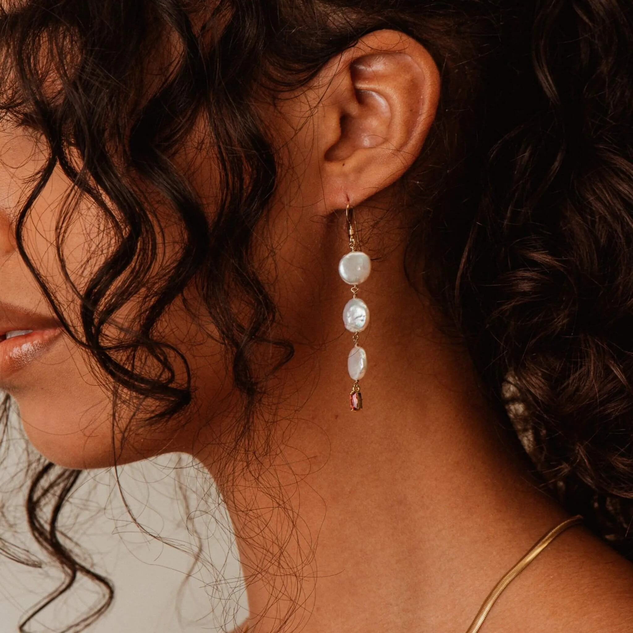 Gaia Pearl Earrings