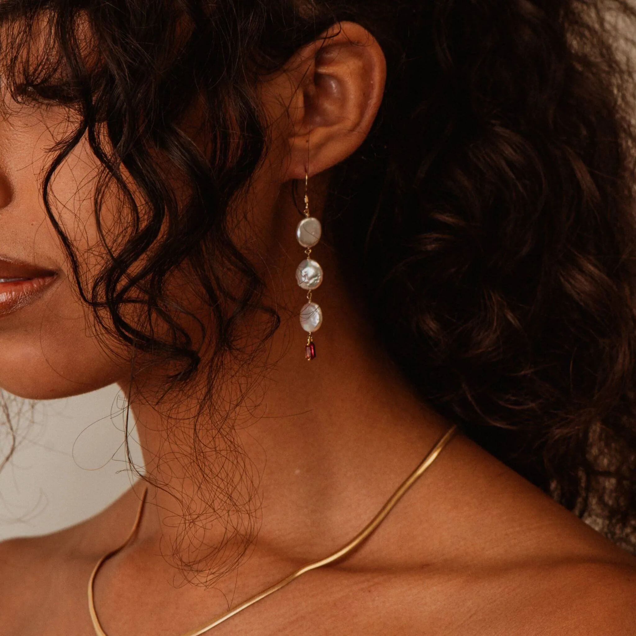 Gaia Pearl Earrings