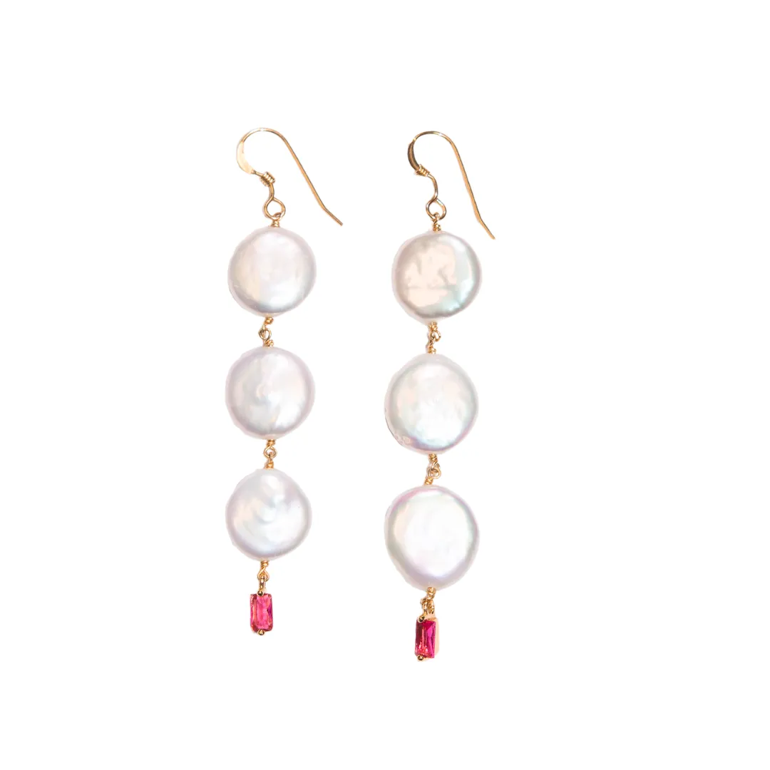 Gaia Pearl Earrings