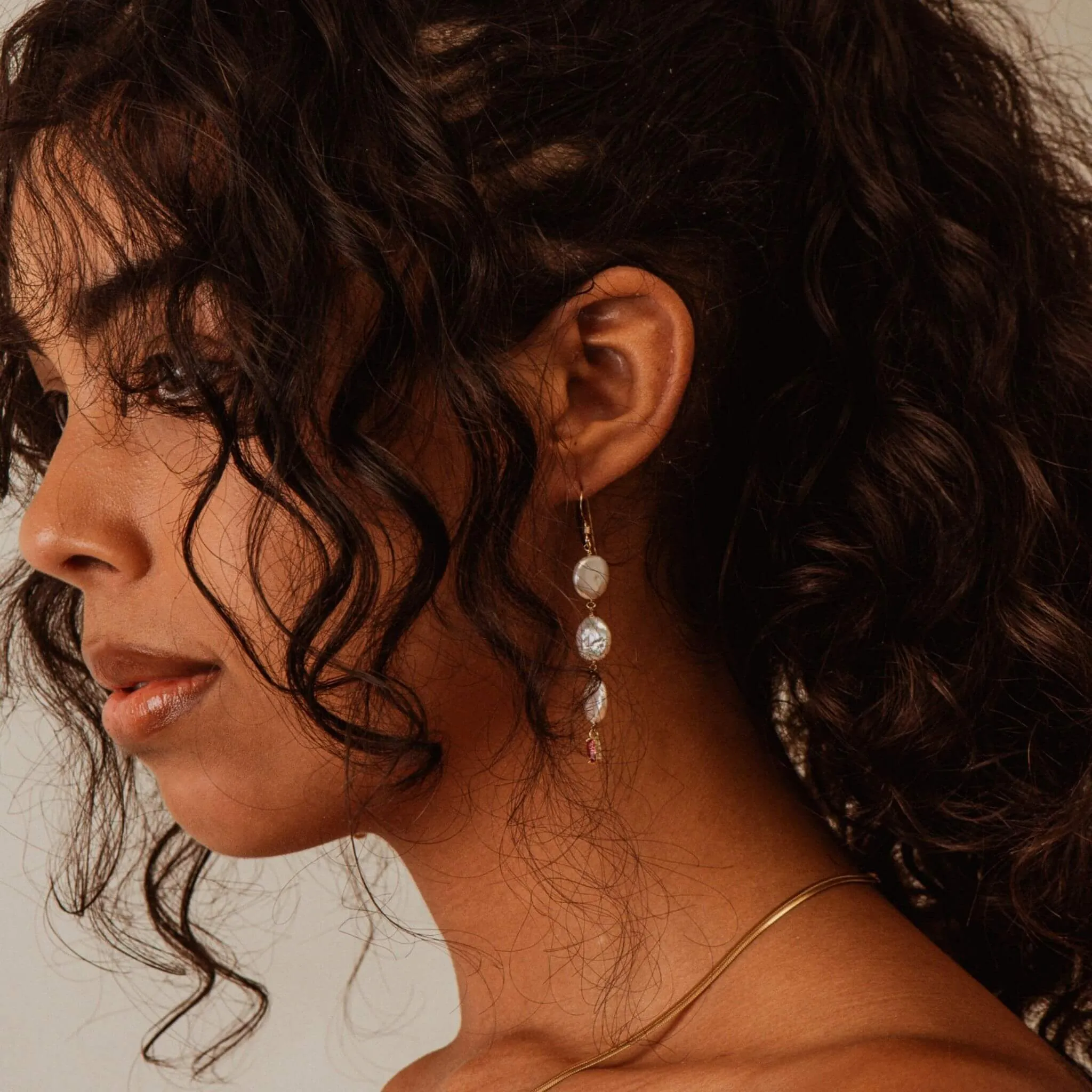 Gaia Pearl Earrings