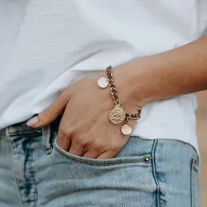 Gold Coin Bracelet