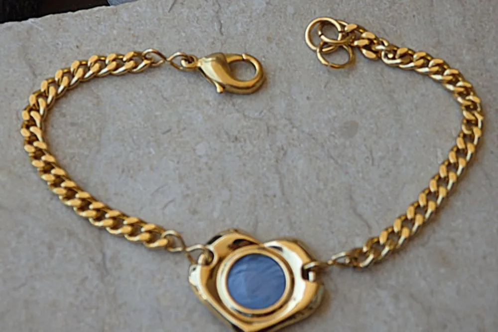 Gold Heart Bracelet