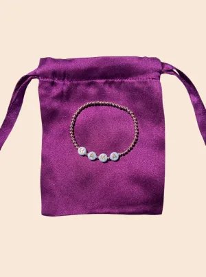 Handmade Gold Filled MAMA Bracelet
