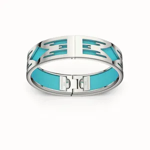 Ikat Bangle - Turquoise Blue