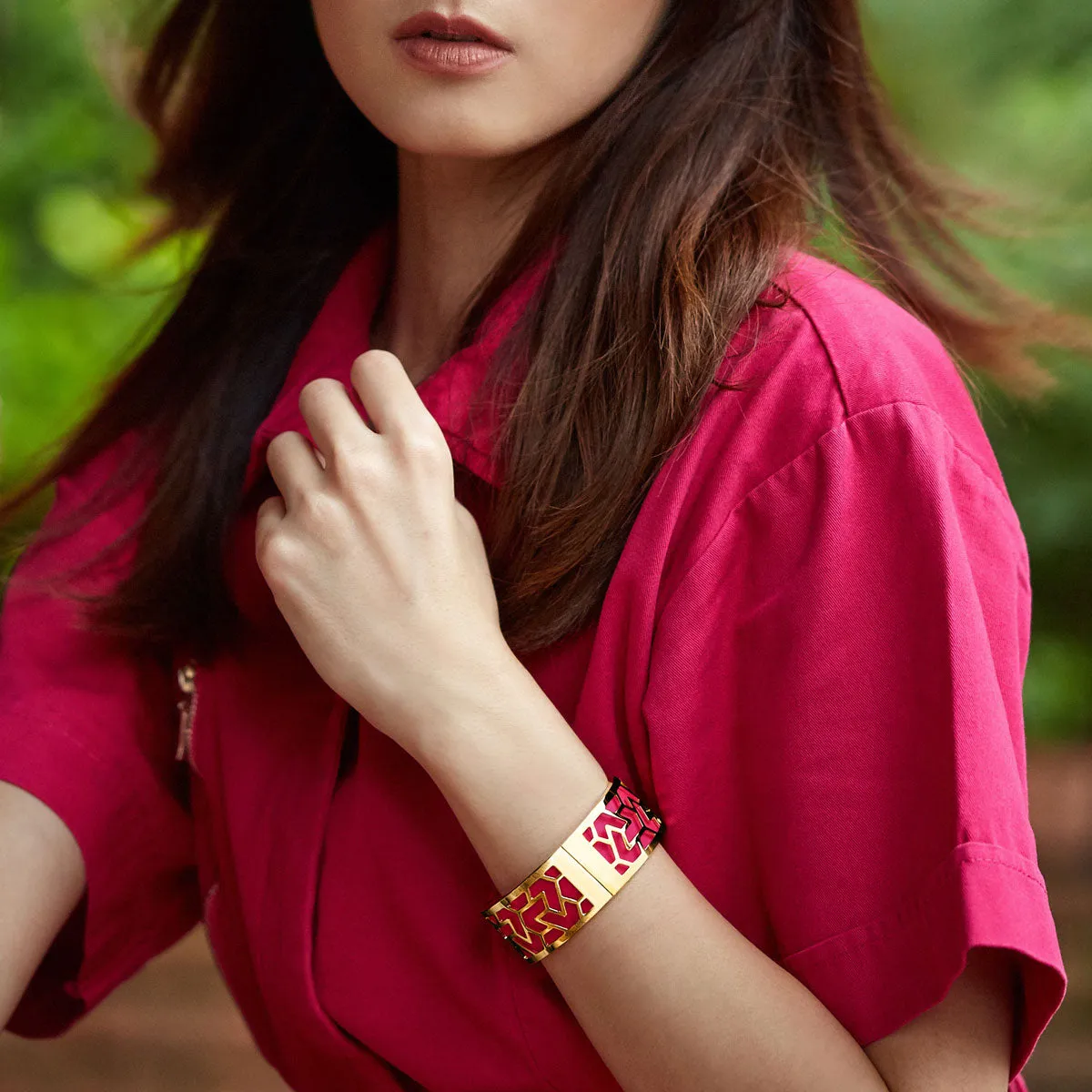 Iskandar Bangle - Obsidian Black