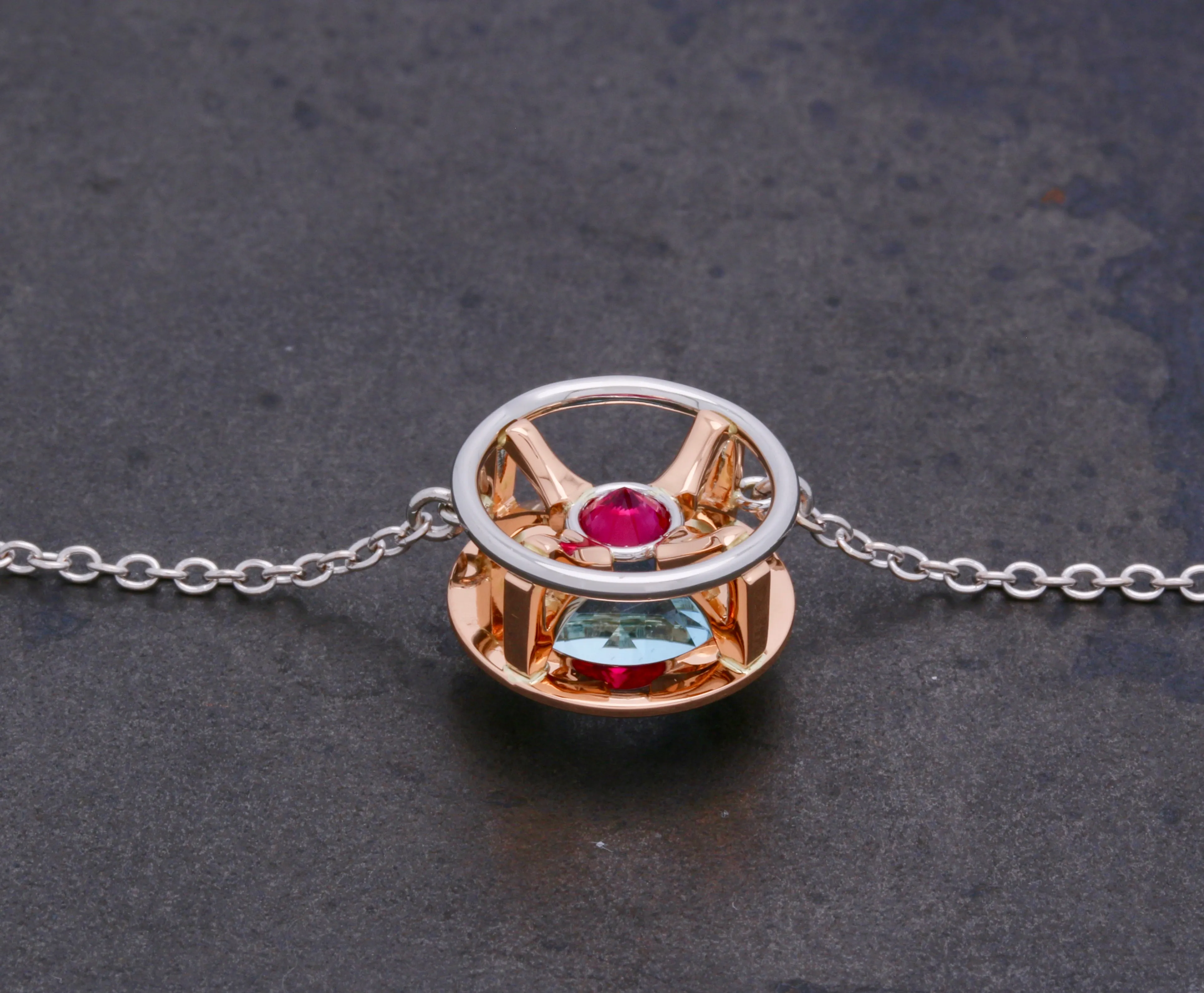 Kaleidoscope Solitaire Necklace
