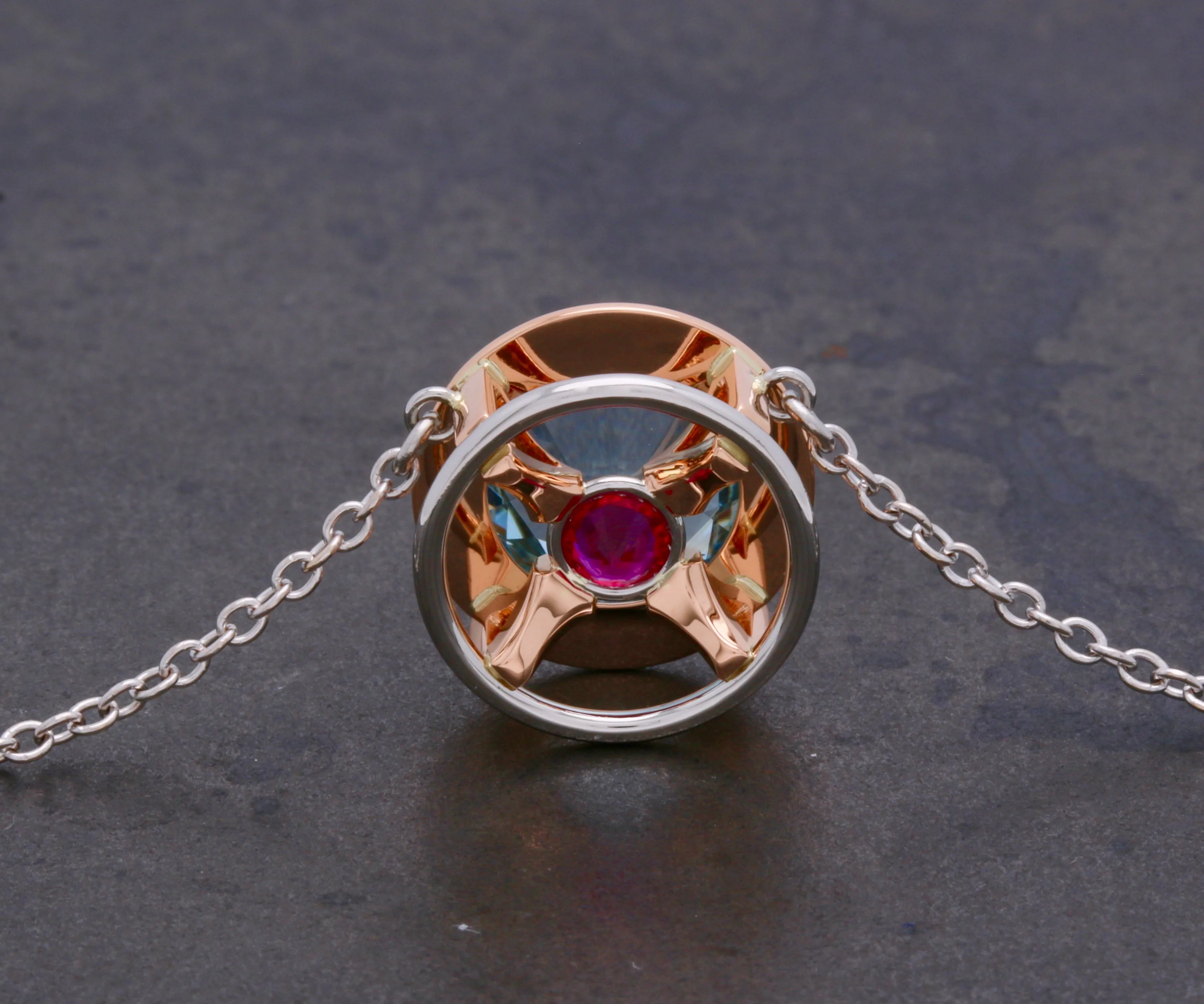 Kaleidoscope Solitaire Necklace