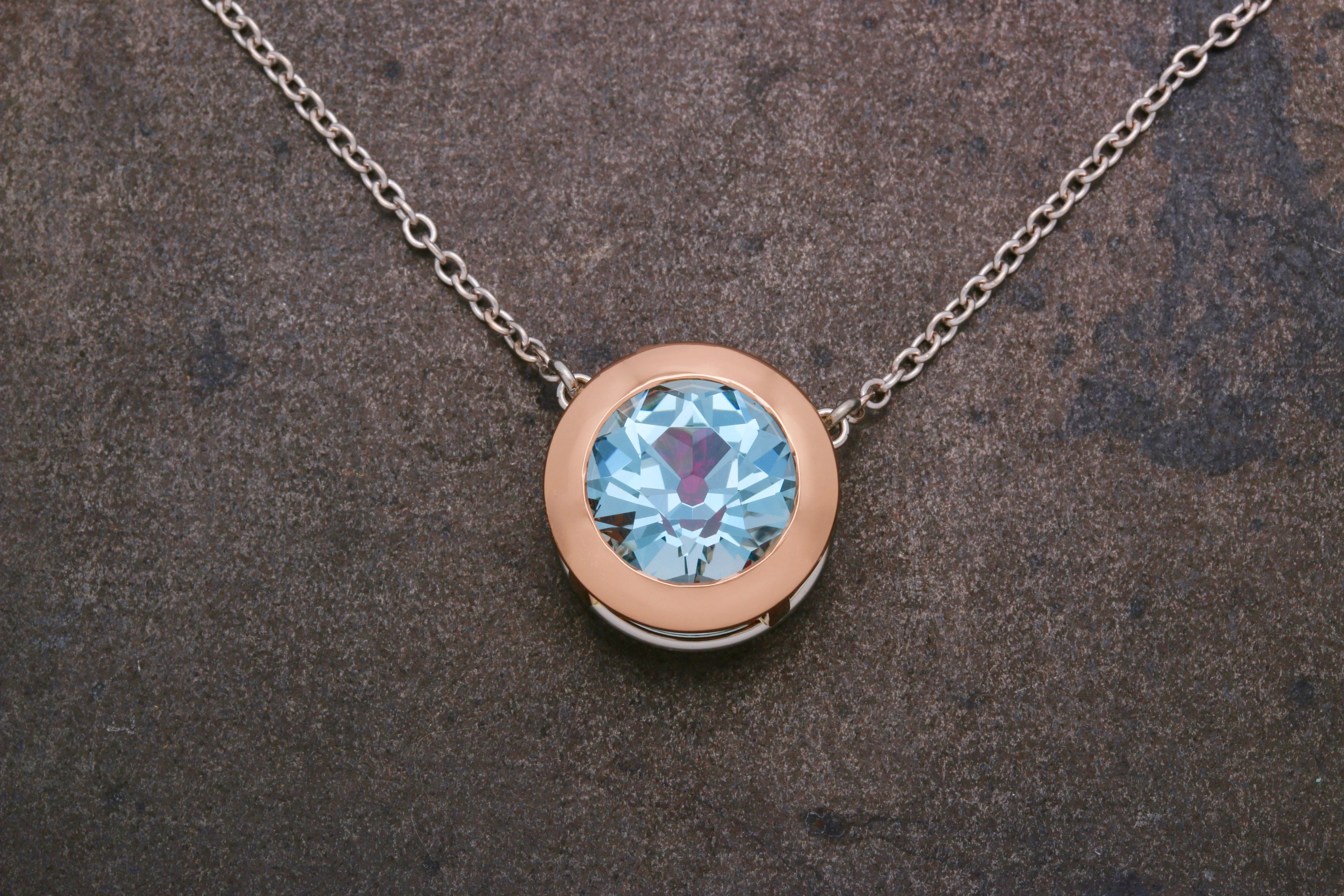 Kaleidoscope Solitaire Necklace
