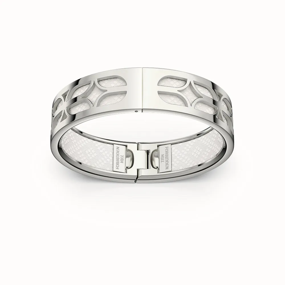 Kawung Bangle - Porcelain White