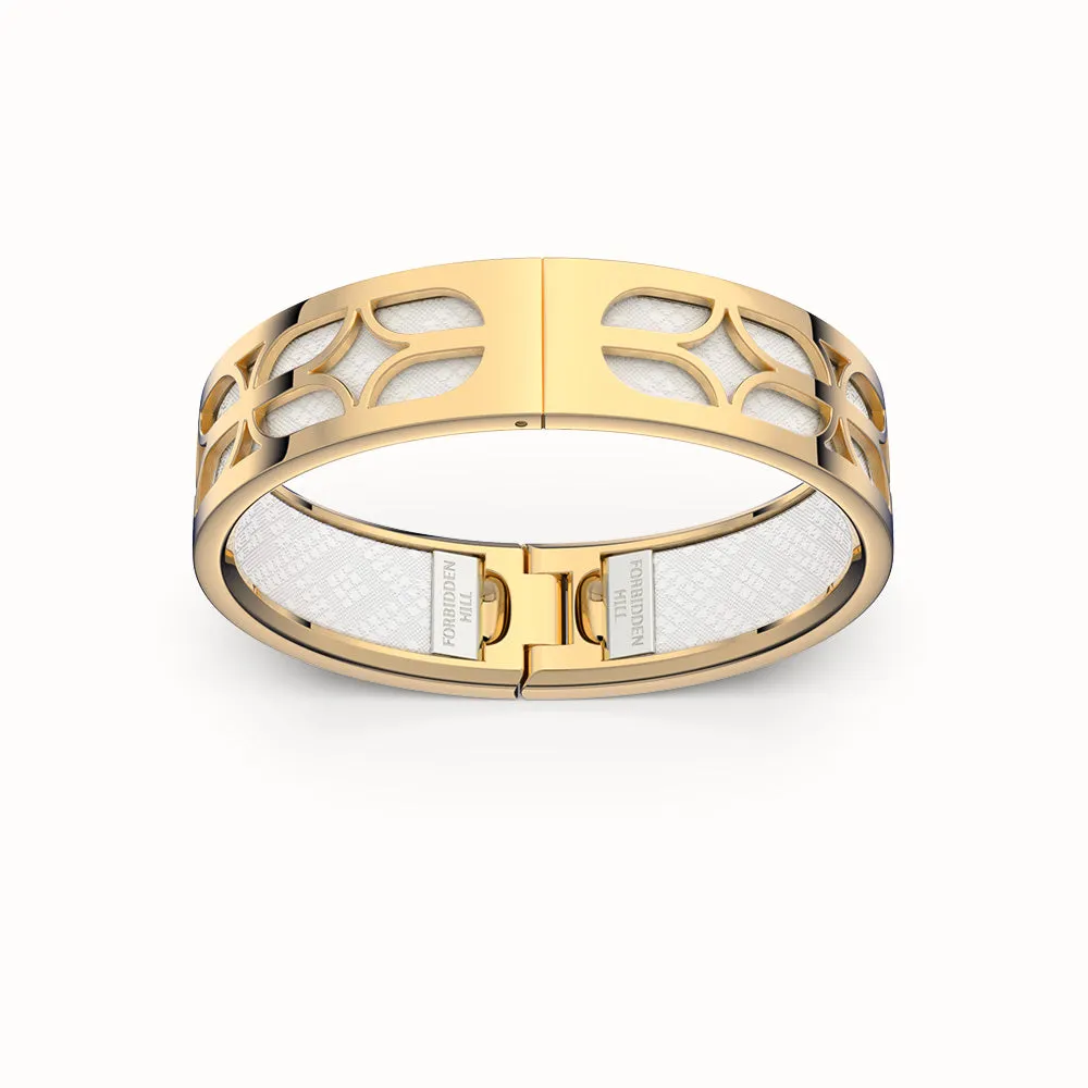 Kawung Bangle - Porcelain White