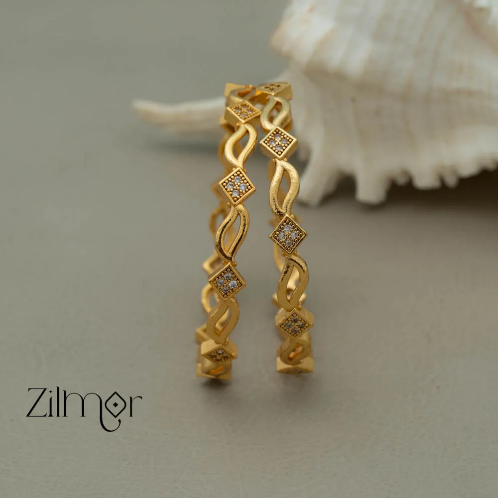 KI100964 - AD stone bangle (Pair)